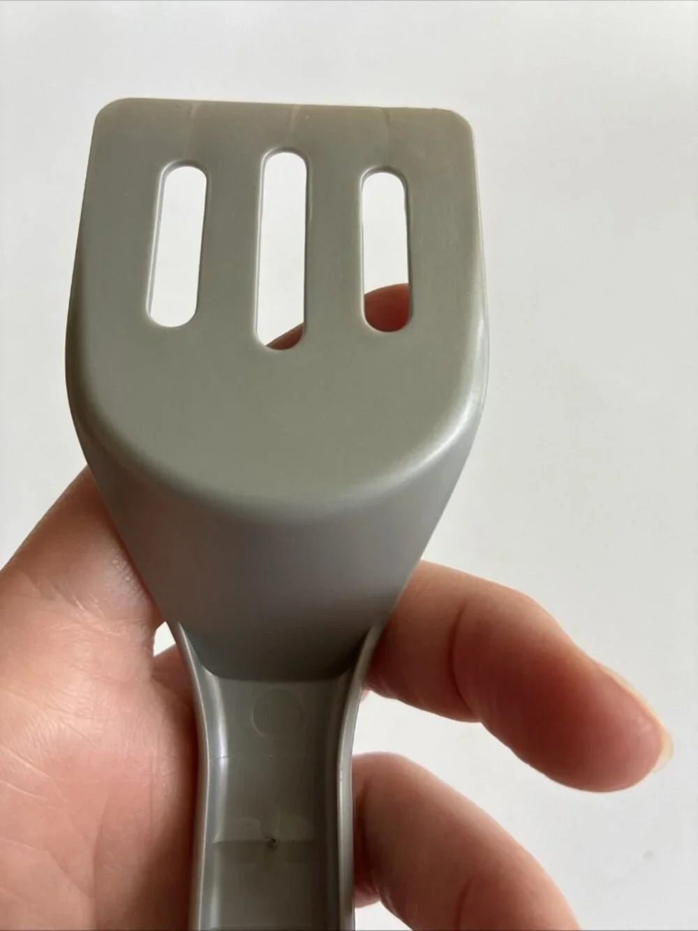 Educational Insights Pancake Pile Up Replacement Gray Spatula Red Plaid Toy Part